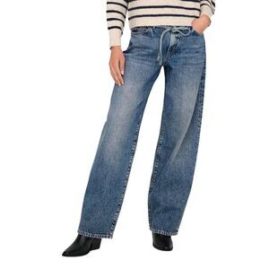 Only Light Blue Cotton Bootcut Women's Jeans